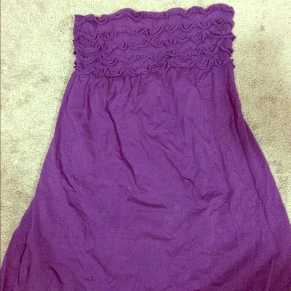 Purple bathing suit cover up, cotton