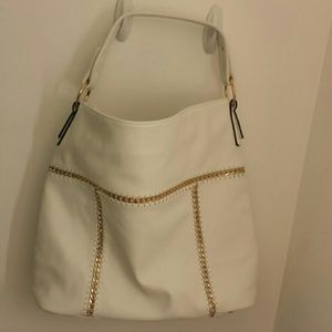 Large White Handbag