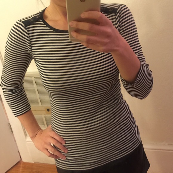 J. Crew Tops - J.Crew striped tee