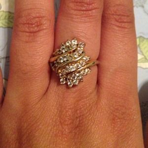 Gold and Diamond Ring