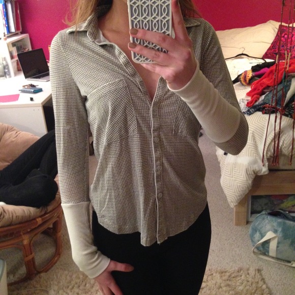 Alternative Apparel Tops - Alternative apparel Henley thermal