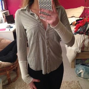 Alternative apparel Henley thermal