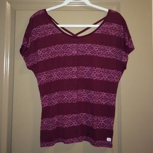 Maroon Billabong Top