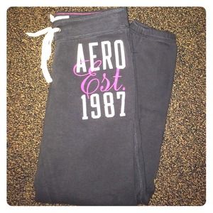 Gray Aeropostale Sweatpants