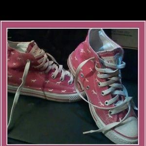 ***SOLD*** "RARE" Pink dog high tops-