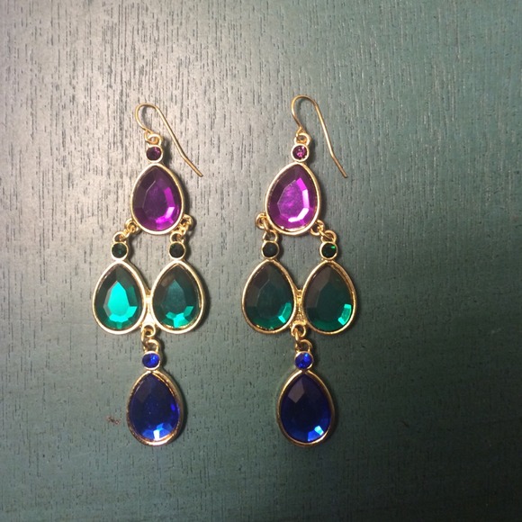 Multicolored Chandelier earrings