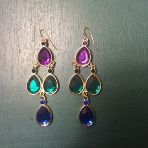 Multicolored Chandelier earrings