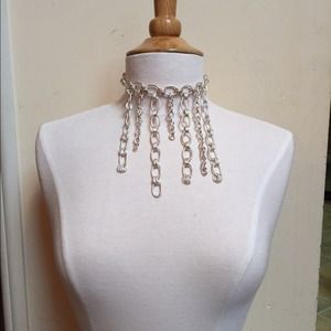 A silver choker