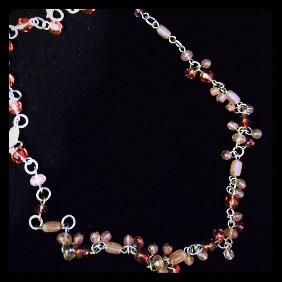 Beautiful pink necklace from The Loft!