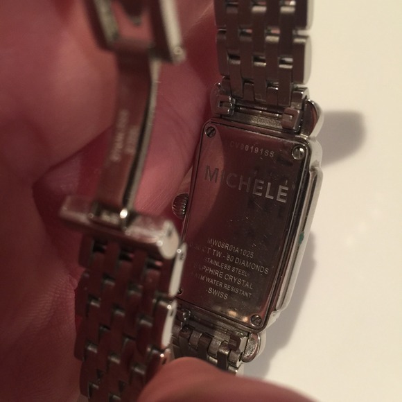 Michele diamond baquette watch - Picture 2 of 4