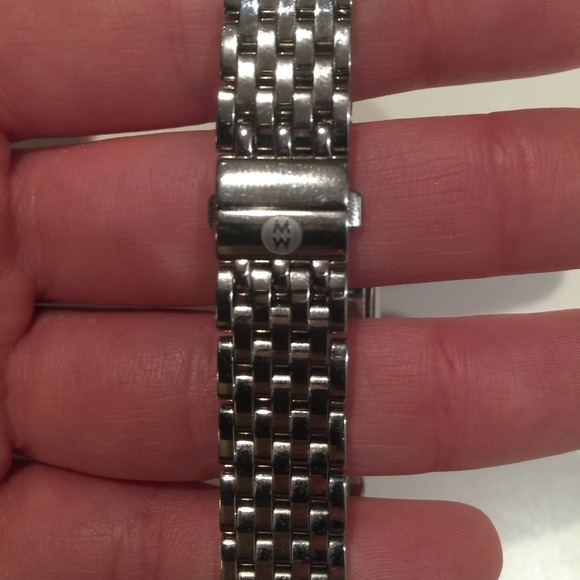 Michele diamond baquette watch - Picture 3 of 4