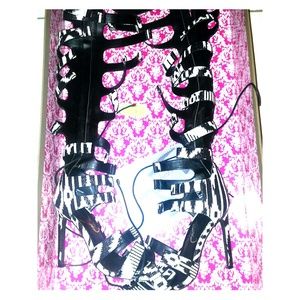 Black & white lace gladiators