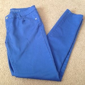 Cobalt Blue skinny pants!- Size 13
