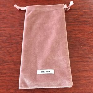 Miu Miu pouch with drawstring