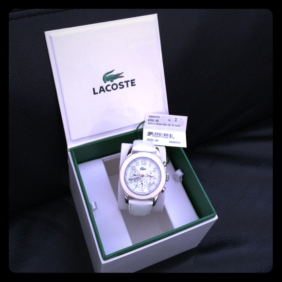 White ladies Lacoste watch