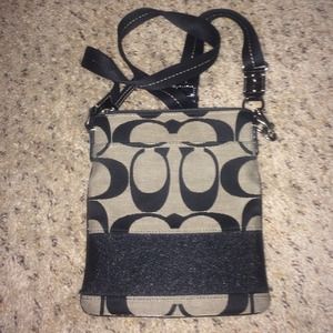 100% authentic Coach over the shoulder purse