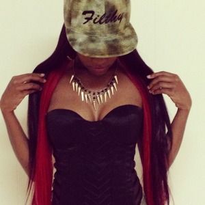 Red or Black bustier