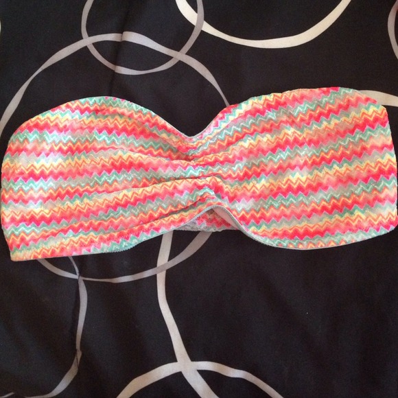 Multi Colored Bandeau Pink Victoria's Secret