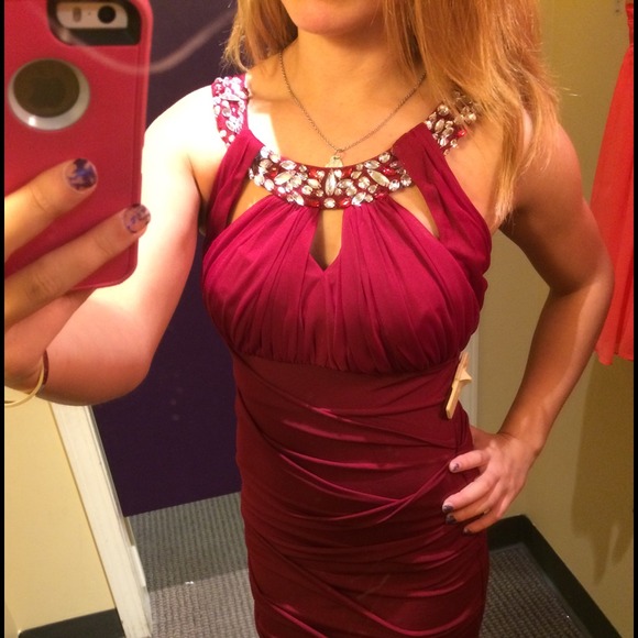 Red Homecoming or banquet dress