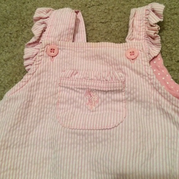 3-6 month romper. 6 month jeans - Picture 4 of 4