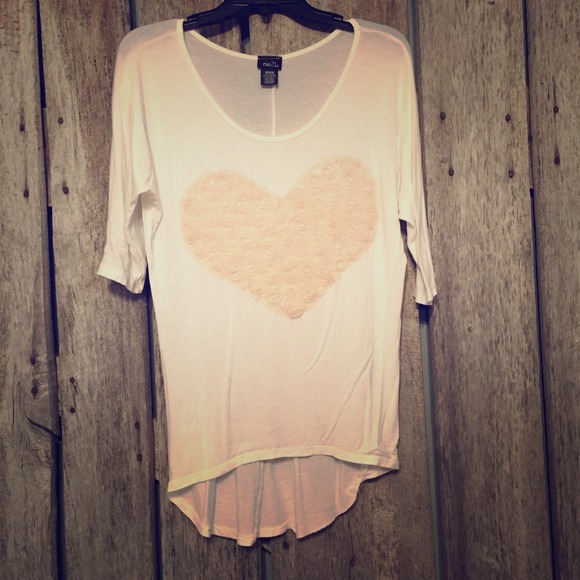 🔴 HOLD Rue 21 Heart Top