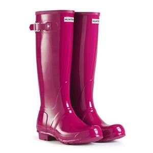 Magenta Hunter Boots