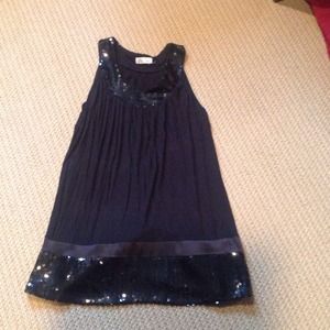 Black sequin dress