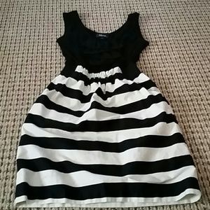 Black and white dress