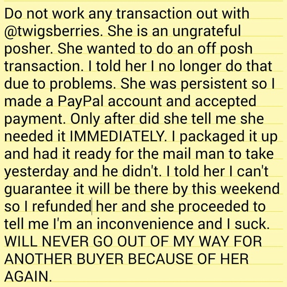 @TWIGSBERRIES DO NOT WORK TRANSACTION