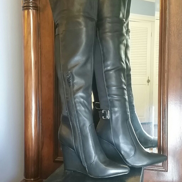 Wild Diva Lounge Kade Wedge over the knee - Picture 3 of 4