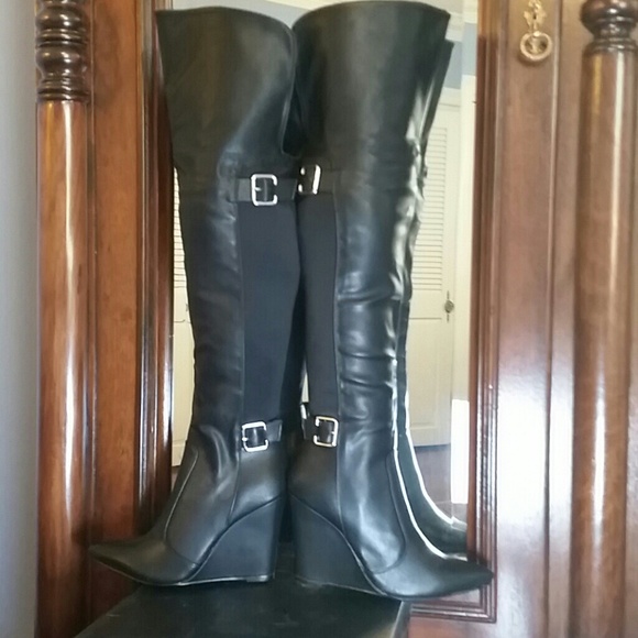 Wild Diva Lounge Kade Wedge over the knee - Picture 4 of 4