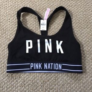 Pink VS sports bra