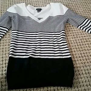 Black and white Rue sweater