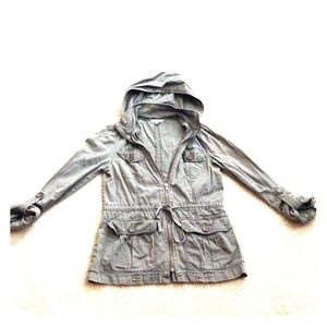 Rubbish by Nordstrom woven hooded military jacket