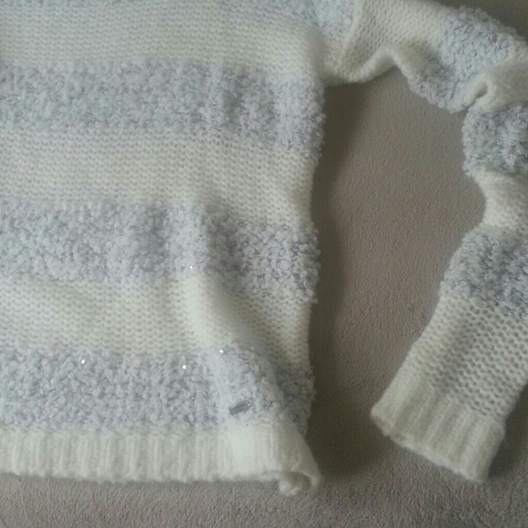 Abercrombie & Fitch shine sparkle sweater large - Picture 3 of 4