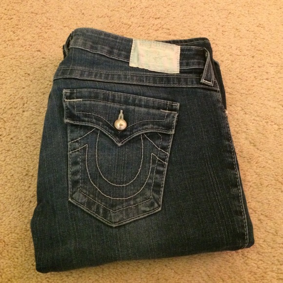 True Religion Joey Lonestar Pearl Button Flare