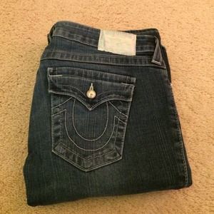 True Religion Joey Lonestar Pearl Button Flare