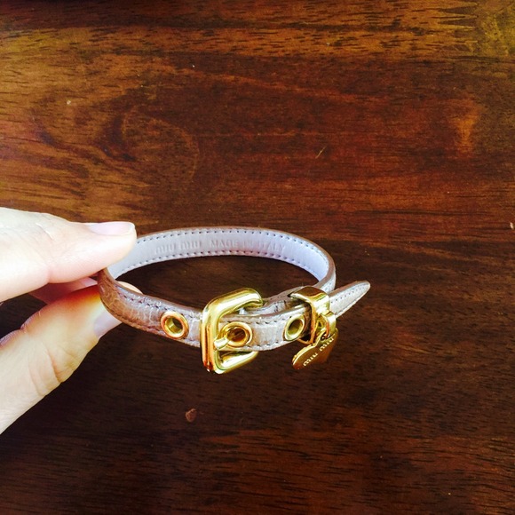 Miu Miu by Prada Leather Bracelet