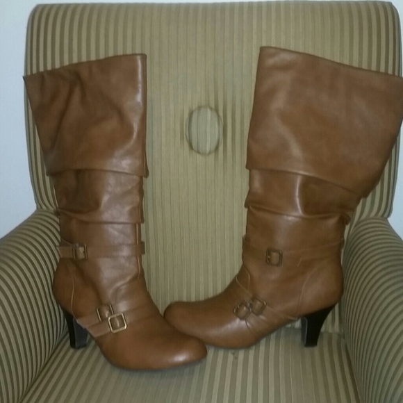 Madden girl slouchy buckled boot