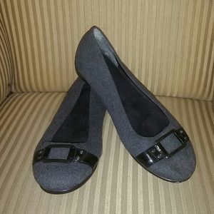 Aerosoles charcoal ballet flat