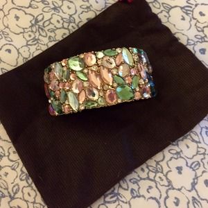 Rhinestone statement stretch bracelet✨✨