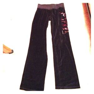 Victoria's Secret PINK black sweat pants