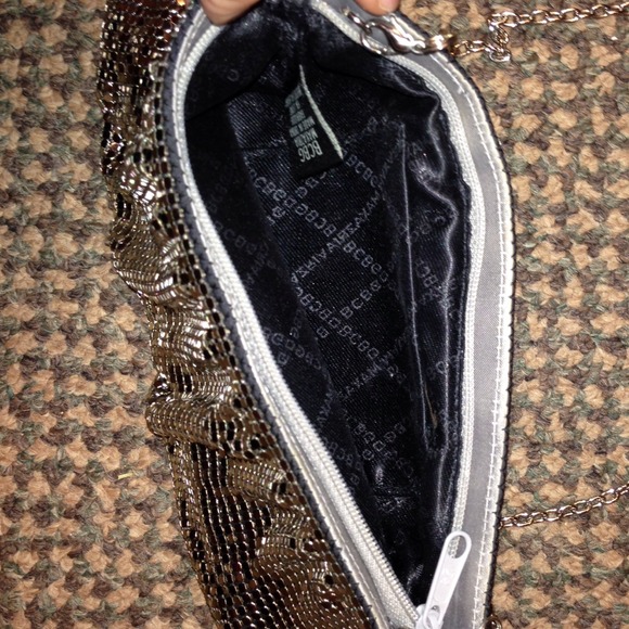 BCBG silver mesh evening bag - Picture 3 of 3