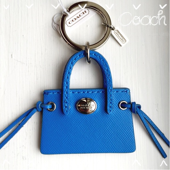 Coach Accessories - Coach Keychain RingFob~NWT~💯Authentic~BlueHandbag