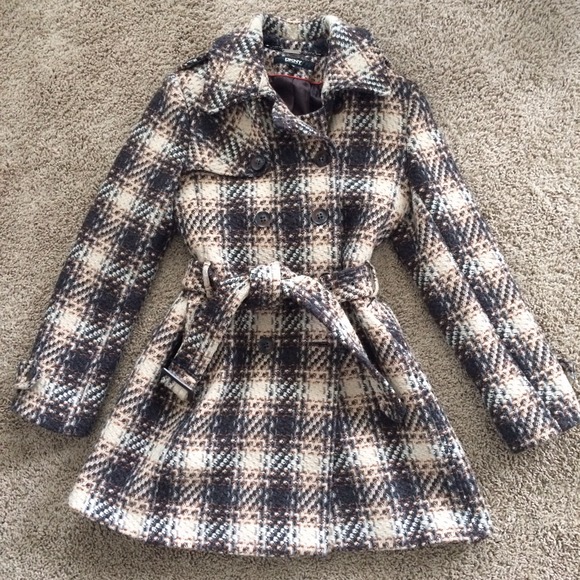 DKNY Tweed Wool Coat. EXCELLENT CONDITION!!