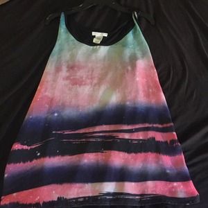 Colorful Galaxy tank