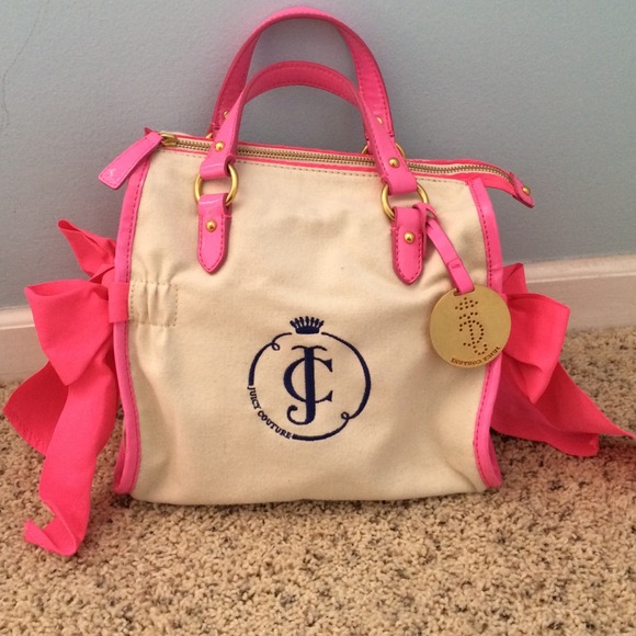 Juicy couture vintage hand bag with optional strap