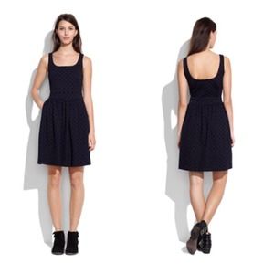 Madewell Dress w/ Velvet Polka Dots NWOT