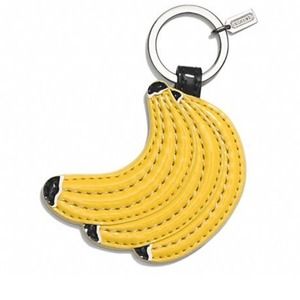 Coach banana keychain