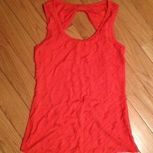 Orange tank top